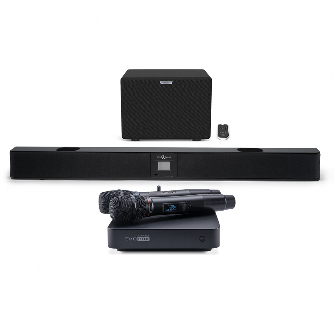караоке-комплект EVOBOX Plus + EvoSound Bar (саундбар с караоке) в Хотьково