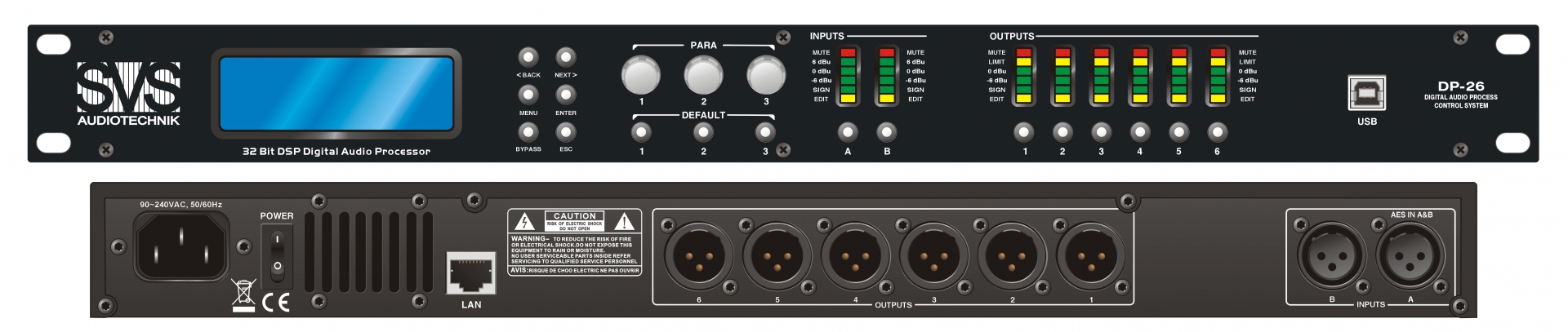 SVS Audiotechnik DP-26 Цифровой процессор: 2 входа 6 выходов в Хотьково