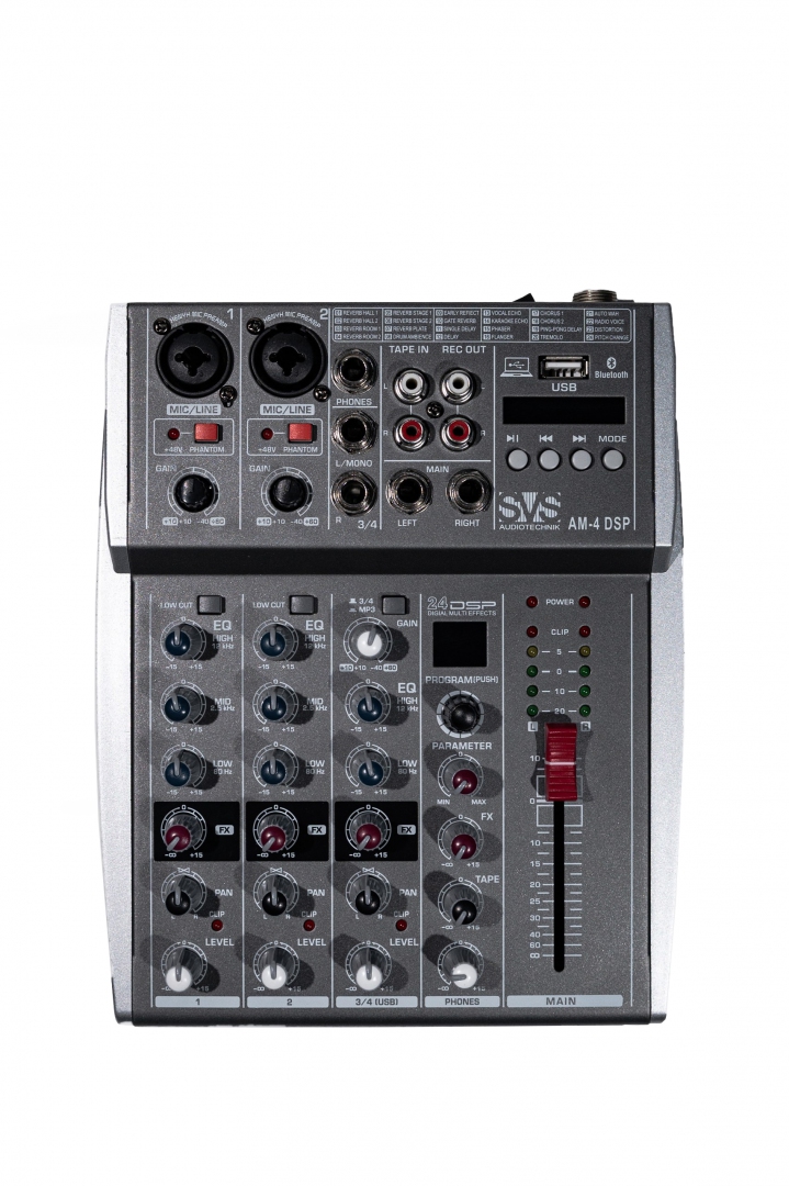 SVS Audiotechnik mixers AM-4 DSP Аналоговый микшерный пульт, 4-канала в Хотьково