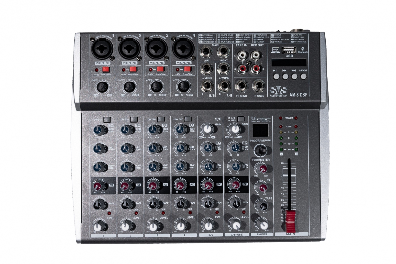 SVS Audiotechnik mixers AM-8 DSP Микшерный пульт аналоговый, 8-канальный в Хотьково